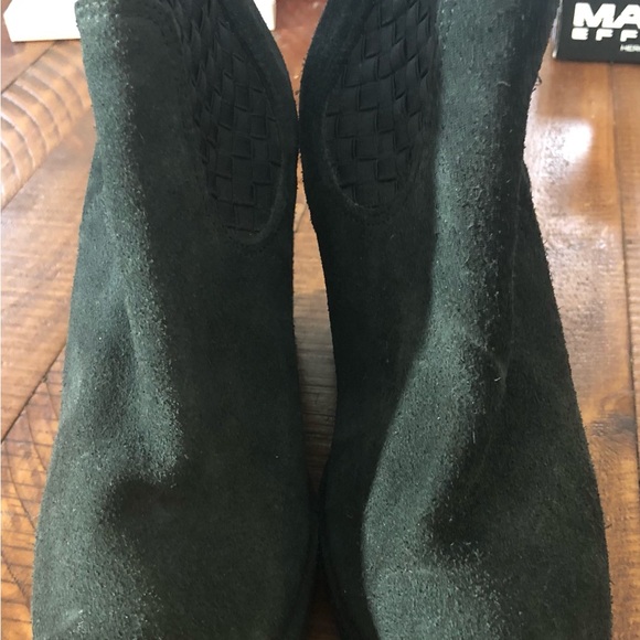 Hoss Intropia Kristen Suede Wedge Ankle Boot in Black - Size 41 - Picture 3 of 5